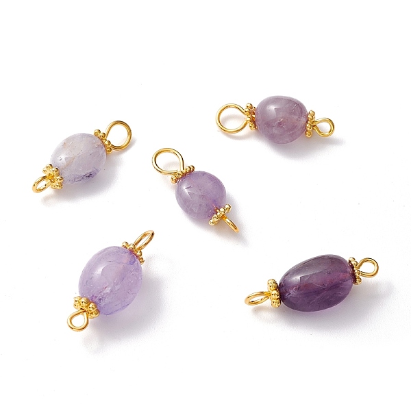 PandaHall Natural Amethyst Links Connectors, with Alloy Daisy Spacer Beads & Brass Eye Pin, Golden, Nuggets, 18~20.5x7.5~8.5x4.5~8mm, Hole...
PandaHall Natural Amethyst Links Connectors, with Alloy Daisy Spacer Beads & Brass Eye Pin, Golden, Nuggets, 18~20.5x7.5~8.5x4.5~8mm, Hole...