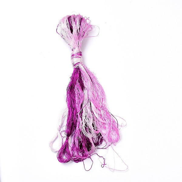 PandaHall Real Silk Embroidery Threads, Friendship Bracelets String, 8 Colors, Gradient color, Magenta, 1mm, 20m/bundle, 8 bundles/set Silk..., Pink
PandaHall Real Silk Embroidery Threads, Friendship Bracelets String, 8 Colors, Gradient color, Magenta, 1mm, 20m/bundle, 8 bundles/set Silk..., Pink