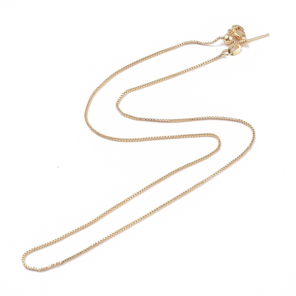PandaHall Brass Venetian Chain, Box Chain Necklaces, with Lobster Claw Clasps and Stopper Beads, Long-Lasting Plated, Real 18K Gold Plated...
PandaHall Brass Venetian Chain, Box Chain Necklaces, with Lobster Claw Clasps and Stopper Beads, Long-Lasting Plated, Real 18K Gold Plated...