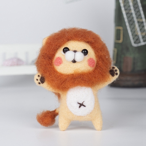 PandaHall Cartoon Animal Lion Shape Needle Felting Starter Kit, with Plastic Craft Eye & Foam, Needle Felting Kit for Beginners Arts, Lion..., Brown
PandaHall Cartoon Animal Lion Shape Needle Felting Starter Kit, with Plastic Craft Eye & Foam, Needle Felting Kit for Beginners Arts, Lion..., Brown