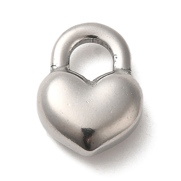 PandaHall 304 Stainless Steel Pendants, Heart Lock Charms, Stainless Steel Color, 14x10.5x5mm, Hole: 4.5mm 304 Stainless Steel Heart
PandaHall 304 Stainless Steel Pendants, Heart Lock Charms, Stainless Steel Color, 14x10.5x5mm, Hole: 4.5mm 304 Stainless Steel Heart