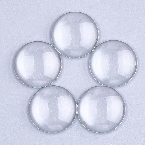 PandaHall Transparent Glass Cabochons, Dome/Half Round, Clear, 25x6~7mm Glass Half Round Clear
PandaHall Transparent Glass Cabochons, Dome/Half Round, Clear, 25x6~7mm Glass Half Round Clear