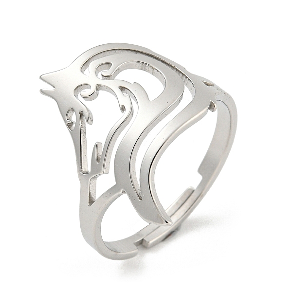 PandaHall 304 Stainless Steel Rings, Hollow Animal Wolf Head, Stainless Steel Color, US Size 7 3/4(17.9mm) 304 Stainless Steel Wolf
PandaHall 304 Stainless Steel Rings, Hollow Animal Wolf Head, Stainless Steel Color, US Size 7 3/4(17.9mm) 304 Stainless Steel Wolf