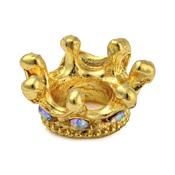 PandaHall Zinc Alloy European Beads, with Rhinestone, Large Hole Beads, Crown, Golden, 11.5~12x6mm, Hole: 5.5mm Alloy+Rhinestone Crown Clear
PandaHall Zinc Alloy European Beads, with Rhinestone, Large Hole Beads, Crown, Golden, 11.5~12x6mm, Hole: 5.5mm Alloy+Rhinestone Crown Clear