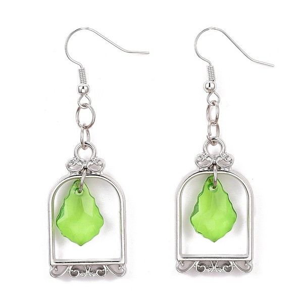 PandaHall Brass Dangle Earrings, with Alloy Findings, Transparent Acrylic Pendants and Iron Findings, Green, 57x18.5mm, Pin: 0.6mm Brass...
PandaHall Brass Dangle Earrings, with Alloy Findings, Transparent Acrylic Pendants and Iron Findings, Green, 57x18.5mm, Pin: 0.6mm Brass...