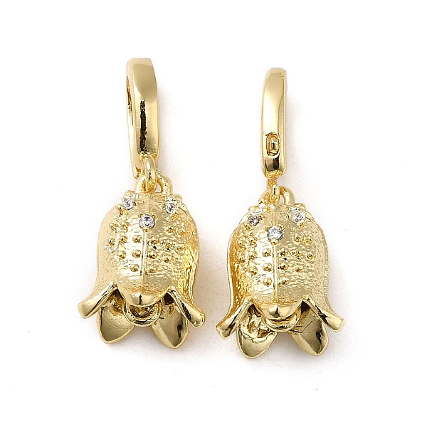 PandaHall Brass with Cubic Zirconia Charms, Flower, Real 14K Gold Plated, 19mm Brass+Cubic Zirconia Flower Clear
PandaHall Brass with Cubic Zirconia Charms, Flower, Real 14K Gold Plated, 19mm Brass+Cubic Zirconia Flower Clear