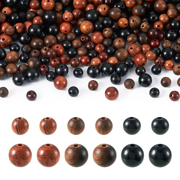 PandaHall 480Pcs 6 Styles Natural Wood Beads, Waxed Wooden Beads, Round, Mixed Dyed and Undyed, Mixed Color, 6~8mm, Hole: 1.4~1.5mm Wood..., Multicolor
PandaHall 480Pcs 6 Styles Natural Wood Beads, Waxed Wooden Beads, Round, Mixed Dyed and Undyed, Mixed Color, 6~8mm, Hole: 1.4~1.5mm Wood..., Multicolor