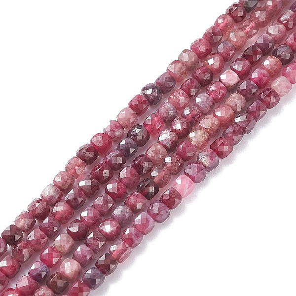 PandaHall Natural Red Tourmaline Beads Strands, Faceted, Cube, Grade AAA, 4mm, Hole: 0.7mm, about 100pcs/strand, 15.55 inch(39.5cm)...
PandaHall Natural Red Tourmaline Beads Strands, Faceted, Cube, Grade AAA, 4mm, Hole: 0.7mm, about 100pcs/strand, 15.55 inch(39.5cm)...