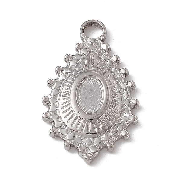 PandaHall 304 Stainless Steel Pendant Cabochon Settings, Teardrop, Stainless Steel Color, Tray: 5x3.5mm, 22x13.5x2.5mm, Hole: 2.7mm 304...
PandaHall 304 Stainless Steel Pendant Cabochon Settings, Teardrop, Stainless Steel Color, Tray: 5x3.5mm, 22x13.5x2.5mm, Hole: 2.7mm 304...