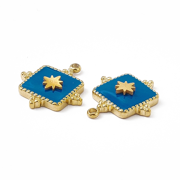 PandaHall Vacuum Plating 201 Stainless Steel Pendants, with Enamel, Real 18K Gold Plated, Square with Star Charm, Dodger Blue, 17x14.5x3mm...
PandaHall Vacuum Plating 201 Stainless Steel Pendants, with Enamel, Real 18K Gold Plated, Square with Star Charm, Dodger Blue, 17x14.5x3mm...