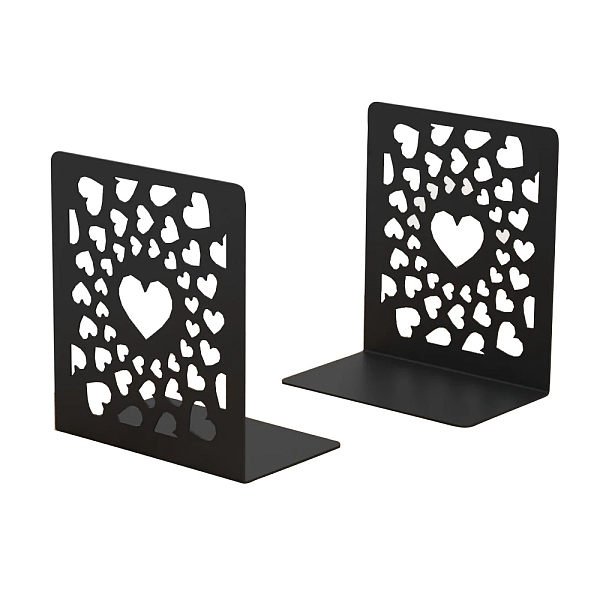 PandaHall 2Pcs Heart Non-Skid Iron Art Bookend Display Stands, Desktop Heavy Duty Metal Book Stopper for Shelves, Black, 130x90x150mm Iron...
PandaHall 2Pcs Heart Non-Skid Iron Art Bookend Display Stands, Desktop Heavy Duty Metal Book Stopper for Shelves, Black, 130x90x150mm Iron...
