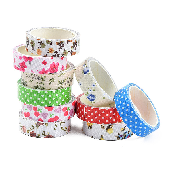 PandaHall Mixed Patterns DIY Scrapbook Fabric Art Adhesive Tape, Mixed Color, 15mm, 5m/roll Fibre Multicolor
PandaHall Mixed Patterns DIY Scrapbook Fabric Art Adhesive Tape, Mixed Color, 15mm, 5m/roll Fibre Multicolor