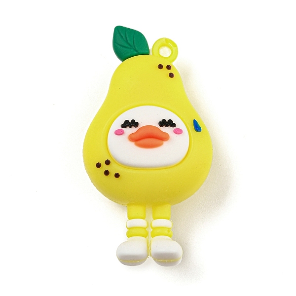 PandaHall Cartoon PVC Plastic Big Pendants, Pear Duck Charm, Yellow, 54x28.5x23mm, Hole: 3mm PVC Duck Yellow
PandaHall Cartoon PVC Plastic Big Pendants, Pear Duck Charm, Yellow, 54x28.5x23mm, Hole: 3mm PVC Duck Yellow