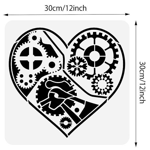 PandaHall PET Hollow Out Drawing Painting Stencils, for DIY Scrapbook, Photo Album, Heart Pattern, 300x300mm Plastic Heart
PandaHall PET Hollow Out Drawing Painting Stencils, for DIY Scrapbook, Photo Album, Heart Pattern, 300x300mm Plastic Heart