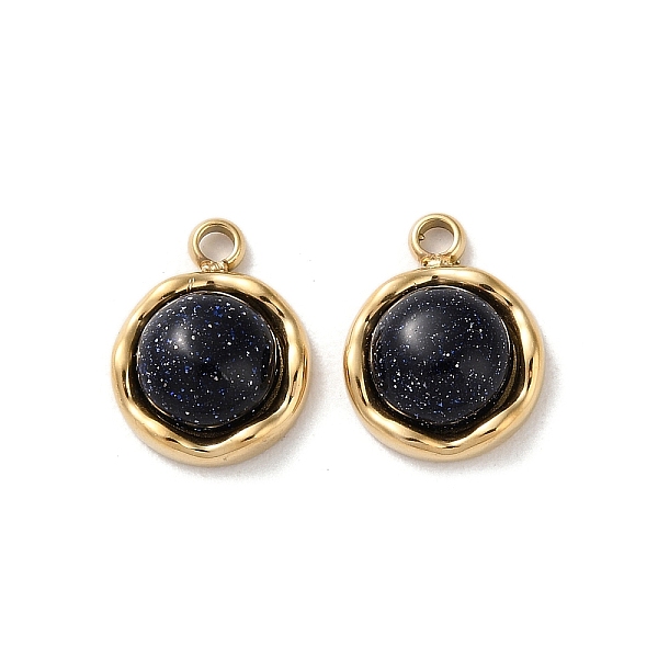 PandaHall Synthetic Blue Goldstone Half Round Charms, with 304 Stainless Steel Findings, Real 14K Gold Plated, 11x8.5x4mm, Hole: 1.2mm Blue...
PandaHall Synthetic Blue Goldstone Half Round Charms, with 304 Stainless Steel Findings, Real 14K Gold Plated, 11x8.5x4mm, Hole: 1.2mm Blue...