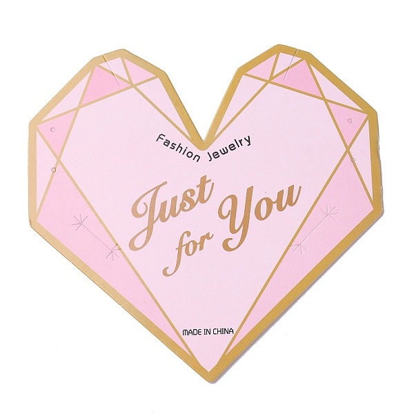 PandaHall Paper Hair Clip Display Cards, Jewelry Display Card for Hair Clip, Heart with Word Just for You, Pearl Pink, 12.5x12.5x0.03cm...
PandaHall Paper Hair Clip Display Cards, Jewelry Display Card for Hair Clip, Heart with Word Just for You, Pearl Pink, 12.5x12.5x0.03cm...