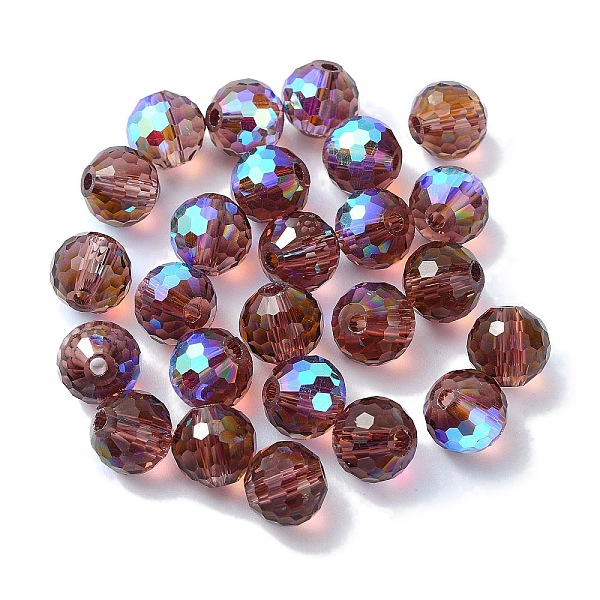 PandaHall AB Color Plated Glass Beads, Faceted Round, Old Rose, 8x7mm, Hole: 1.5mm Glass Round
PandaHall AB Color Plated Glass Beads, Faceted Round, Old Rose, 8x7mm, Hole: 1.5mm Glass Round
