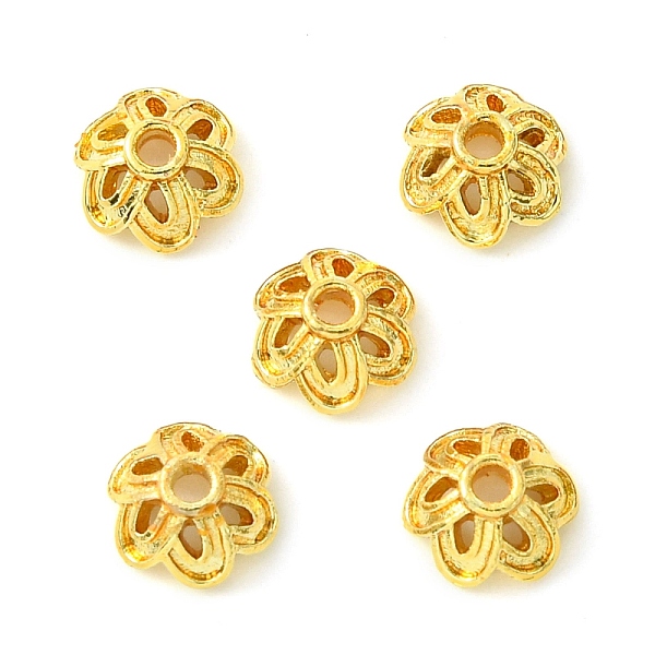 PandaHall Rack Plating Brass Bead Caps, Long-Lasting Plated, Lead Free & Cadmium Free, 6-Petal Flower, Real 18K Gold Plated, 6.5x3.5mm, Hole...
PandaHall Rack Plating Brass Bead Caps, Long-Lasting Plated, Lead Free & Cadmium Free, 6-Petal Flower, Real 18K Gold Plated, 6.5x3.5mm, Hole...