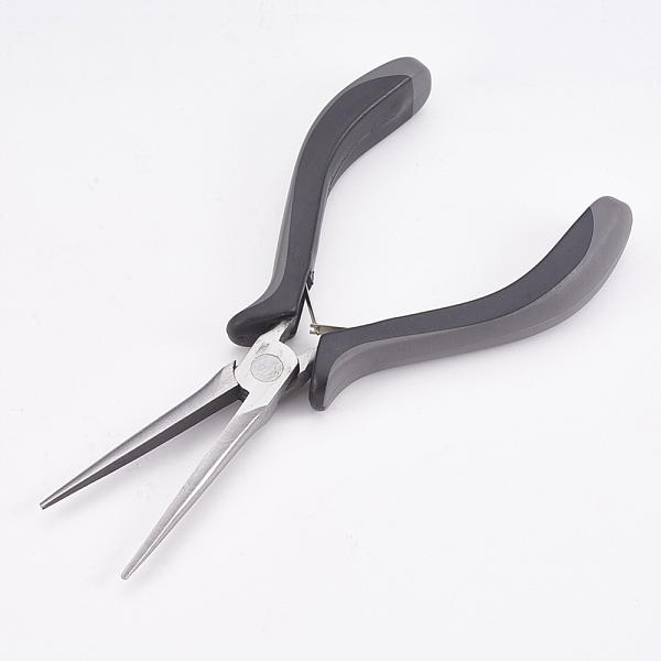 PandaHall 45# Carbon Steel Long Chain Nose Pliers, Hand Tools, Polishing, Black, 15.5x8x1.7cm Carbon Steel Black
PandaHall 45# Carbon Steel Long Chain Nose Pliers, Hand Tools, Polishing, Black, 15.5x8x1.7cm Carbon Steel Black