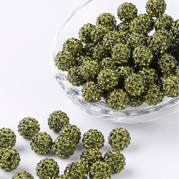 PandaHall Pave Disco Ball Beads, Polymer Clay Rhinestone Beads, Grade A, Round, Olivine, PP14(2~2.1mm), 10mm, Hole: 1.0~1.2mm Polymer..., Green
PandaHall Pave Disco Ball Beads, Polymer Clay Rhinestone Beads, Grade A, Round, Olivine, PP14(2~2.1mm), 10mm, Hole: 1.0~1.2mm Polymer..., Green