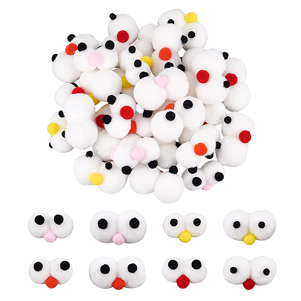 PandaHall 32Pcs 8 Style Polyester Felt Craft Cartoon Eyeballs, Doll Clothes Shoe Ornament Accessories, Mixed Color, 30~35x47~59x34~41mm..., Multicolor
PandaHall 32Pcs 8 Style Polyester Felt Craft Cartoon Eyeballs, Doll Clothes Shoe Ornament Accessories, Mixed Color, 30~35x47~59x34~41mm..., Multicolor