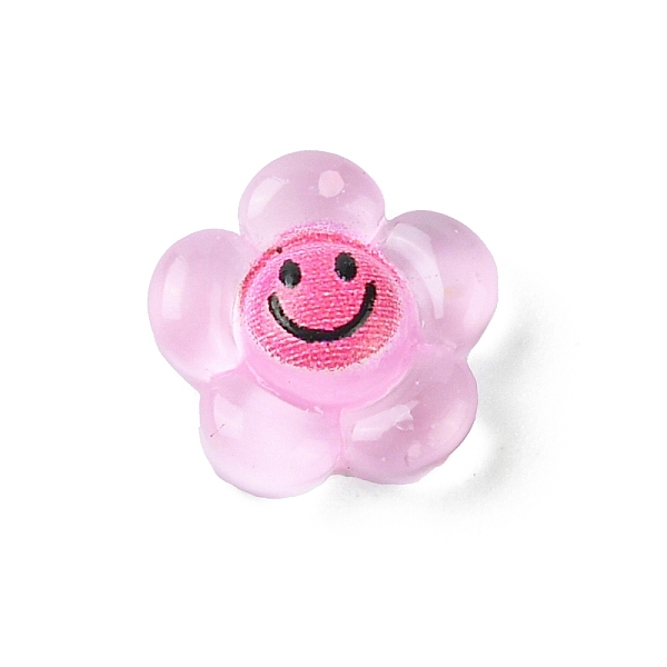 PandaHall Translucent Resin Cabochons, Flower with Smiling Face, Pearl Pink, 9x9x3.3mm Resin Flower
PandaHall Translucent Resin Cabochons, Flower with Smiling Face, Pearl Pink, 9x9x3.3mm Resin Flower