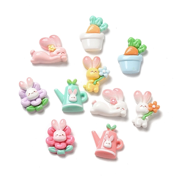 PandaHall Cartoon Rabbit Theme Opaque Resin Decoden Cabochons, Flower & Rabbit & Watering Pots, Mixed Shapes, Mixed Color..., Multicolor
PandaHall Cartoon Rabbit Theme Opaque Resin Decoden Cabochons, Flower & Rabbit & Watering Pots, Mixed Shapes, Mixed Color..., Multicolor