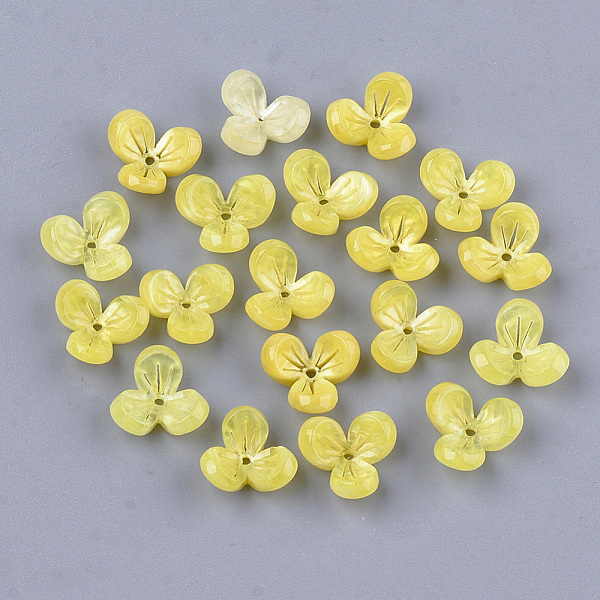 PandaHall Cellulose Acetate(Resin) Bead Caps, 3-Petal, Flower, Yellow, 12x13x5.5~6mm, Hole: 1.2mm Cellulose Acetate Yellow
PandaHall Cellulose Acetate(Resin) Bead Caps, 3-Petal, Flower, Yellow, 12x13x5.5~6mm, Hole: 1.2mm Cellulose Acetate Yellow