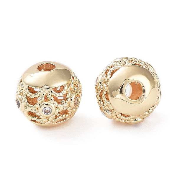 PandaHall Rack Plating Brass Micro Pave Clear Cubic Zirconia Beads, Long-Lasting Plated, Cadmium Free & Lead Free, Hollow, Round with Lion...
PandaHall Rack Plating Brass Micro Pave Clear Cubic Zirconia Beads, Long-Lasting Plated, Cadmium Free & Lead Free, Hollow, Round with Lion...