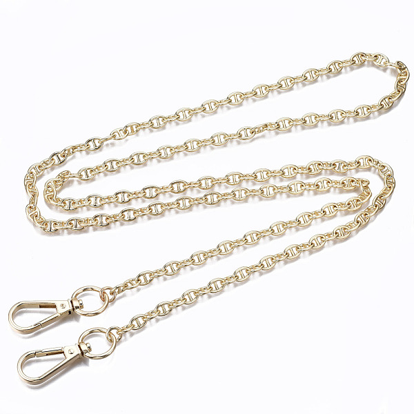 PandaHall Bag Chains Straps, Brass Mariner Link Chains, with Alloy Swivel Clasps, for Bag Replacement Accessories, Light Gold, 116x0.7cm...
PandaHall Bag Chains Straps, Brass Mariner Link Chains, with Alloy Swivel Clasps, for Bag Replacement Accessories, Light Gold, 116x0.7cm...