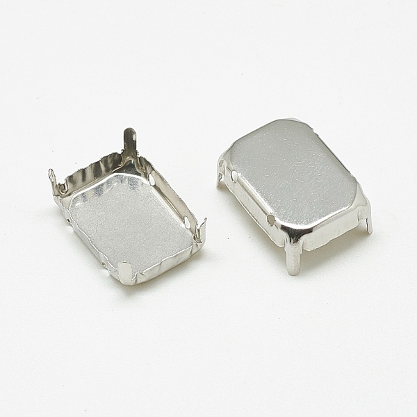 PandaHall 201 Stainless Steel Sew on Prong Settings, Claw Settings for Pointed Back Rhinestone, Rectangle, Stainless Steel Color, Tray...
PandaHall 201 Stainless Steel Sew on Prong Settings, Claw Settings for Pointed Back Rhinestone, Rectangle, Stainless Steel Color, Tray...