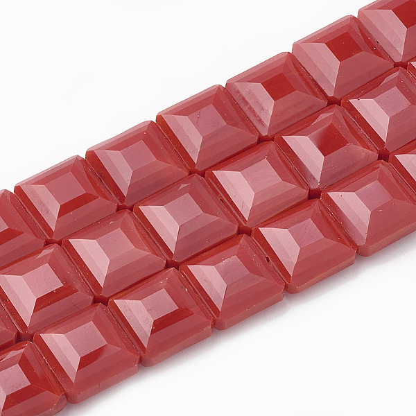 PandaHall Opaque Solid Color Glass Beads Strands, Faceted, Square, Indian Red, 13x13x7.5mm, Hole: 1~1.2mm, about 27pcs/strand, 13.77 inch...
PandaHall Opaque Solid Color Glass Beads Strands, Faceted, Square, Indian Red, 13x13x7.5mm, Hole: 1~1.2mm, about 27pcs/strand, 13.77 inch...