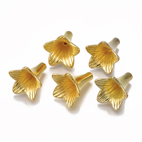 PandaHall 5-Petal CCB Plastic Bead Caps, End Caps for Jewelry Making, Flower, Golden, 24x22.5x21.5mm, Hole: 1.5mm Plastic
PandaHall 5-Petal CCB Plastic Bead Caps, End Caps for Jewelry Making, Flower, Golden, 24x22.5x21.5mm, Hole: 1.5mm Plastic