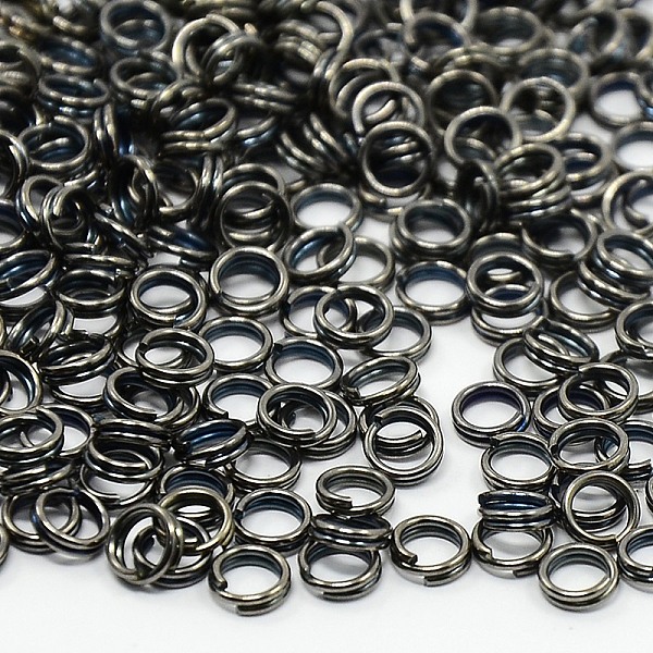 PandaHall Iron Split Rings, Double Loops Jump Rings, Cadmium Free & Nickel Free & Lead Free, Gunmetal, 10x1.4mm, about 8.6mm inner diameter...
PandaHall Iron Split Rings, Double Loops Jump Rings, Cadmium Free & Nickel Free & Lead Free, Gunmetal, 10x1.4mm, about 8.6mm inner diameter...