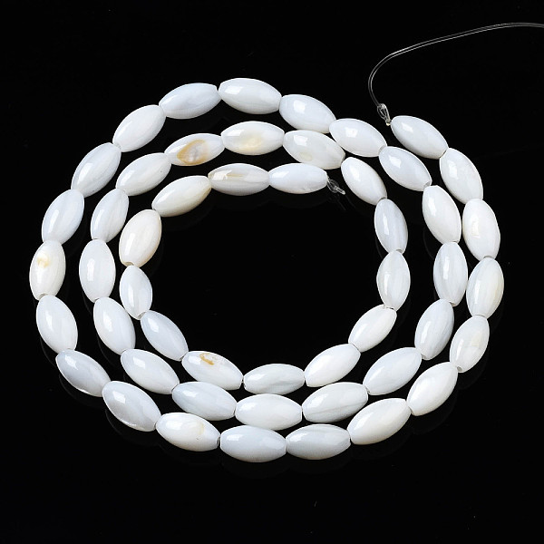 PandaHall Natural Freshwater Shell Beads Strands, Rice, Seashell Color, 7x4x4mm, Hole: 1mm, about 51pcs/strand, 14.02~14.29 inch...
PandaHall Natural Freshwater Shell Beads Strands, Rice, Seashell Color, 7x4x4mm, Hole: 1mm, about 51pcs/strand, 14.02~14.29 inch...