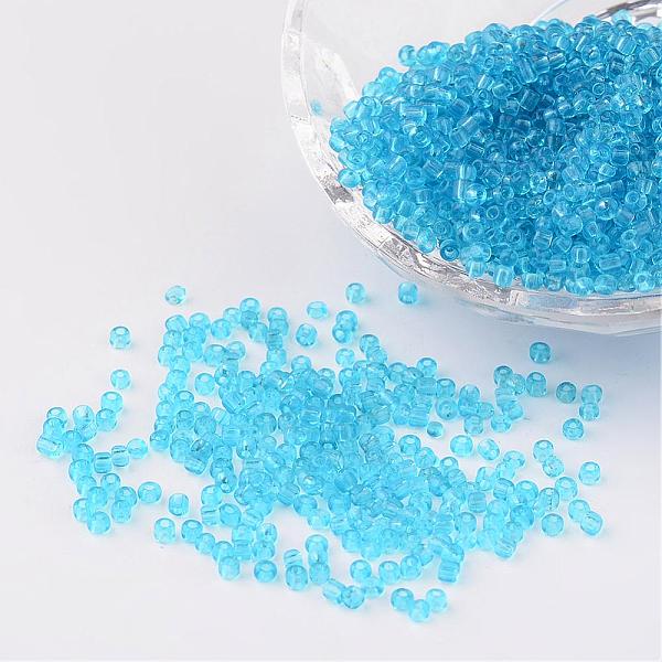 PandaHall 12/0 Glass Seed Beads, Transparent, Round, Deep Sky Blue, 2mm, Hole: 1mm, about 3100pcs/50g Glass Blue
PandaHall 12/0 Glass Seed Beads, Transparent, Round, Deep Sky Blue, 2mm, Hole: 1mm, about 3100pcs/50g Glass Blue
