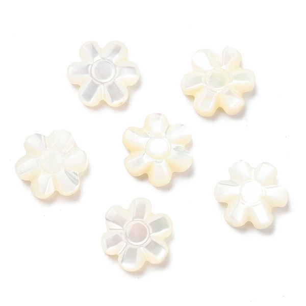 PandaHall Natural Trochid Shell/Trochus Shell Beads, Flower, Seashell Color, 10x9~10x2.5mm, Hole: 0.9mm Trochus Shell Flower
PandaHall Natural Trochid Shell/Trochus Shell Beads, Flower, Seashell Color, 10x9~10x2.5mm, Hole: 0.9mm Trochus Shell Flower