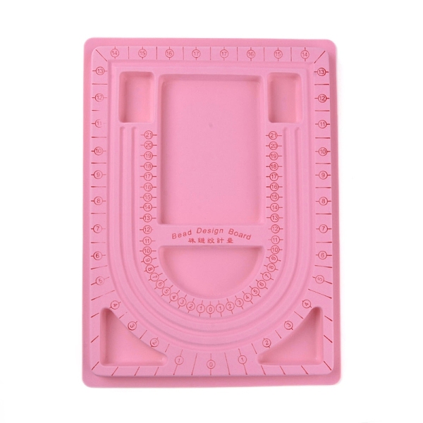 PandaHall Plastic Bead Design Boards, Pink, Size: about 24cm wide, 33cm long, 1cm thick Plastic Pink
PandaHall Plastic Bead Design Boards, Pink, Size: about 24cm wide, 33cm long, 1cm thick Plastic Pink