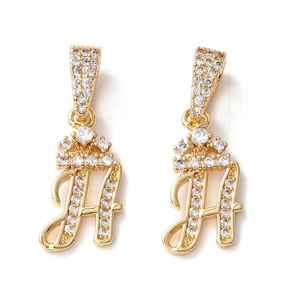 PandaHall Eco-Friendly Brass Micro Pave Cubic Zirconia Pendants, Long-Lasting Plated, Real 18K Gold Plated, Cadmium Free & Lead Free, Letter...
PandaHall Eco-Friendly Brass Micro Pave Cubic Zirconia Pendants, Long-Lasting Plated, Real 18K Gold Plated, Cadmium Free & Lead Free, Letter...