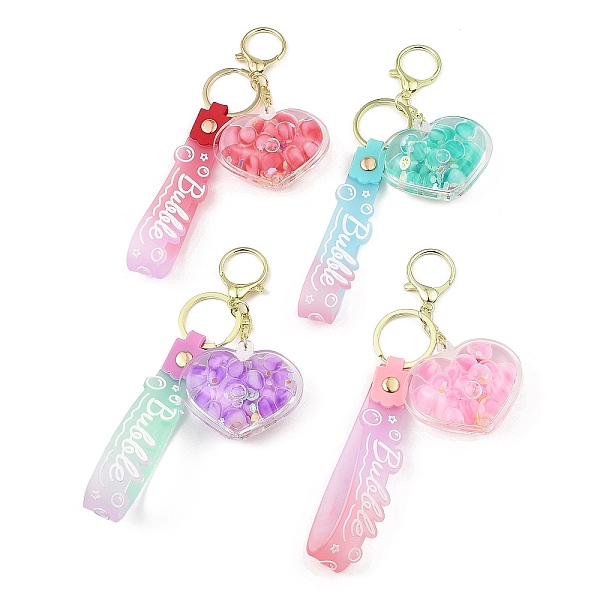 PandaHall Luminous Heart Acrylic Pendant Keychain, Glow in the Dark, Liquid Quicksand Floating Handbag Accessories, with Alloy Findings..., Multicolor
PandaHall Luminous Heart Acrylic Pendant Keychain, Glow in the Dark, Liquid Quicksand Floating Handbag Accessories, with Alloy Findings..., Multicolor