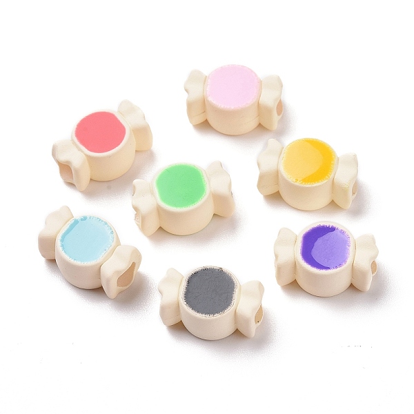 PandaHall Rubberized Style Acrylic European Beads, with Enamel, Large Hole Beads, Candy, Mixed Color, 10x15.9x7.5mm, Hole: 4.4mm Acrylic..., Multicolor
PandaHall Rubberized Style Acrylic European Beads, with Enamel, Large Hole Beads, Candy, Mixed Color, 10x15.9x7.5mm, Hole: 4.4mm Acrylic..., Multicolor