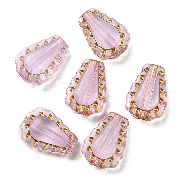 PandaHall Plating Transparent Acrylic Beads, Golden Metal Enlaced, Teardrop, Pale Violet Red, 17x12x6mm, Hole: 1.8mm, 750pcs/500g Acrylic...
PandaHall Plating Transparent Acrylic Beads, Golden Metal Enlaced, Teardrop, Pale Violet Red, 17x12x6mm, Hole: 1.8mm, 750pcs/500g Acrylic...