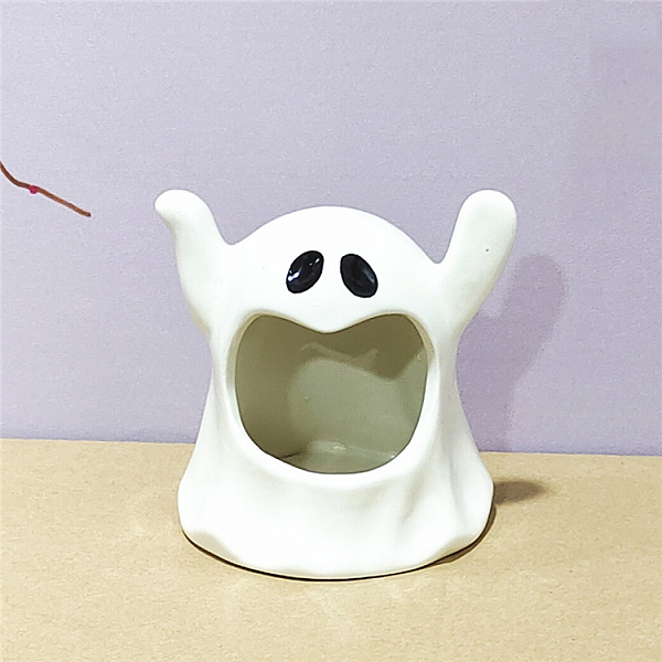 PandaHall Halloween Theme Porcelain Candle Holder, Candlestick Stand, Ghost, White, 10x10x11cm Porcelain White
PandaHall Halloween Theme Porcelain Candle Holder, Candlestick Stand, Ghost, White, 10x10x11cm Porcelain White