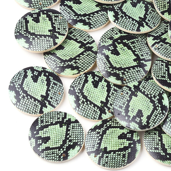 PandaHall Printed Wooden Pendants, Back Random Color, Flat Round, Aquamarine, 30x5mm, Hole: 1mm Wood Flat Round Green
PandaHall Printed Wooden Pendants, Back Random Color, Flat Round, Aquamarine, 30x5mm, Hole: 1mm Wood Flat Round Green