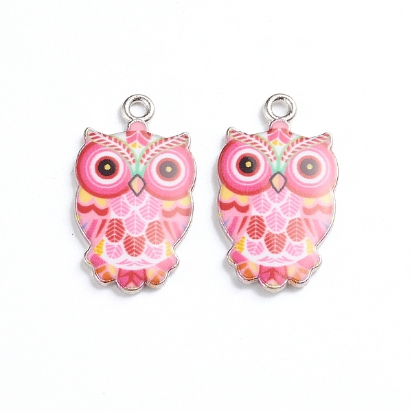 PandaHall Alloy Enamel Pendants, Owl, Platinum, Hot Pink, 23.5x13x2mm, Hole: 1.6mm, 2pcs/bag Alloy+Enamel Owl Pink
PandaHall Alloy Enamel Pendants, Owl, Platinum, Hot Pink, 23.5x13x2mm, Hole: 1.6mm, 2pcs/bag Alloy+Enamel Owl Pink
