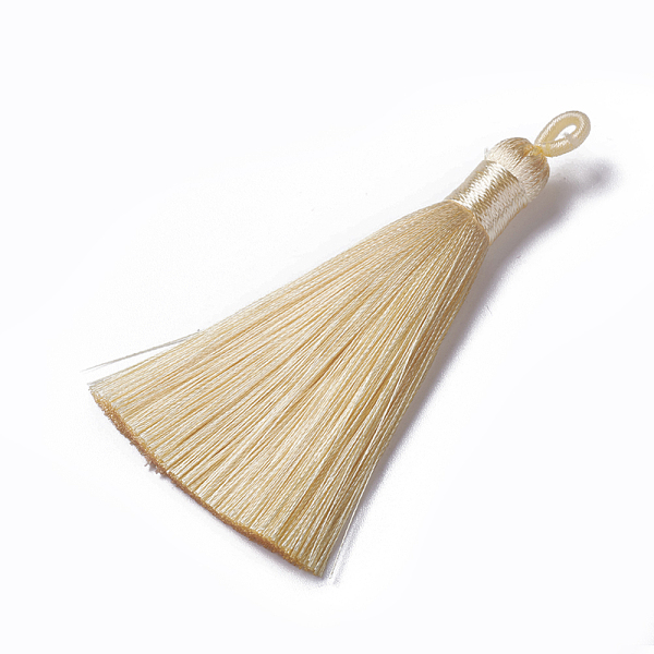 PandaHall Polyester Tassel Pendants, Antique White, 78~82x8mm, Hole: 2~4mm Polyester Orange
PandaHall Polyester Tassel Pendants, Antique White, 78~82x8mm, Hole: 2~4mm Polyester Orange