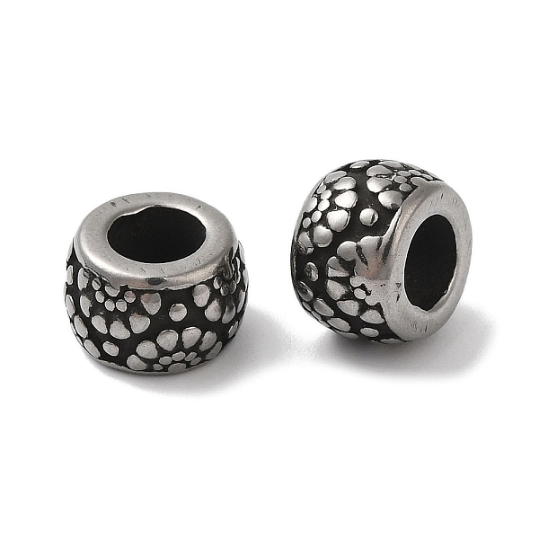 PandaHall 304 Stainless Steel European Beads, Large Hole Beads, Column, Antique Silver, 10x6mm, Hole: 5mm 304 Stainless Steel Column
PandaHall 304 Stainless Steel European Beads, Large Hole Beads, Column, Antique Silver, 10x6mm, Hole: 5mm 304 Stainless Steel Column