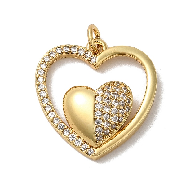 PandaHall Heart Rack Plating Brass Micro Pave Clear Cubic Zirconia Pendants, with Jump Ring, Long-Lasting Plated, Lead Free & Cadmium Free...
PandaHall Heart Rack Plating Brass Micro Pave Clear Cubic Zirconia Pendants, with Jump Ring, Long-Lasting Plated, Lead Free & Cadmium Free...