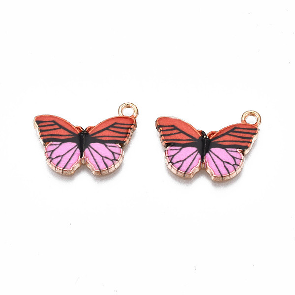 PandaHall Printed Alloy Pendants, Cadmium Free & Nickel Free & Lead Free, Light Gold, Butterfly, Pearl Pink, 15x20x1.5mm, Hole: 1.8mm Alloy...
PandaHall Printed Alloy Pendants, Cadmium Free & Nickel Free & Lead Free, Light Gold, Butterfly, Pearl Pink, 15x20x1.5mm, Hole: 1.8mm Alloy...