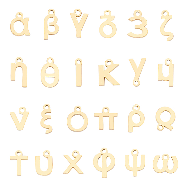 PandaHall Unicraftale 24Pcs 24 Style 304 Stainless Steel Pendants, Matte Style, Greek Alphabet, Stainless Steel Color, Letter, 1pc/style 304...
PandaHall Unicraftale 24Pcs 24 Style 304 Stainless Steel Pendants, Matte Style, Greek Alphabet, Stainless Steel Color, Letter, 1pc/style 304...